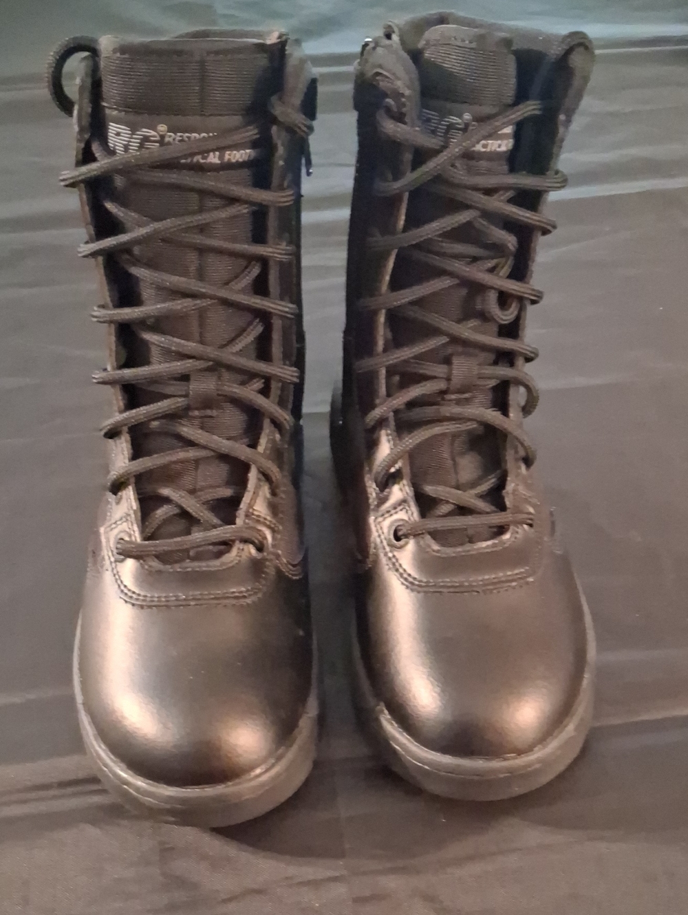 RG Response Gear Women's Side Zip II Black Tactical Combat Boots Size 8 - Picture 2 of 10